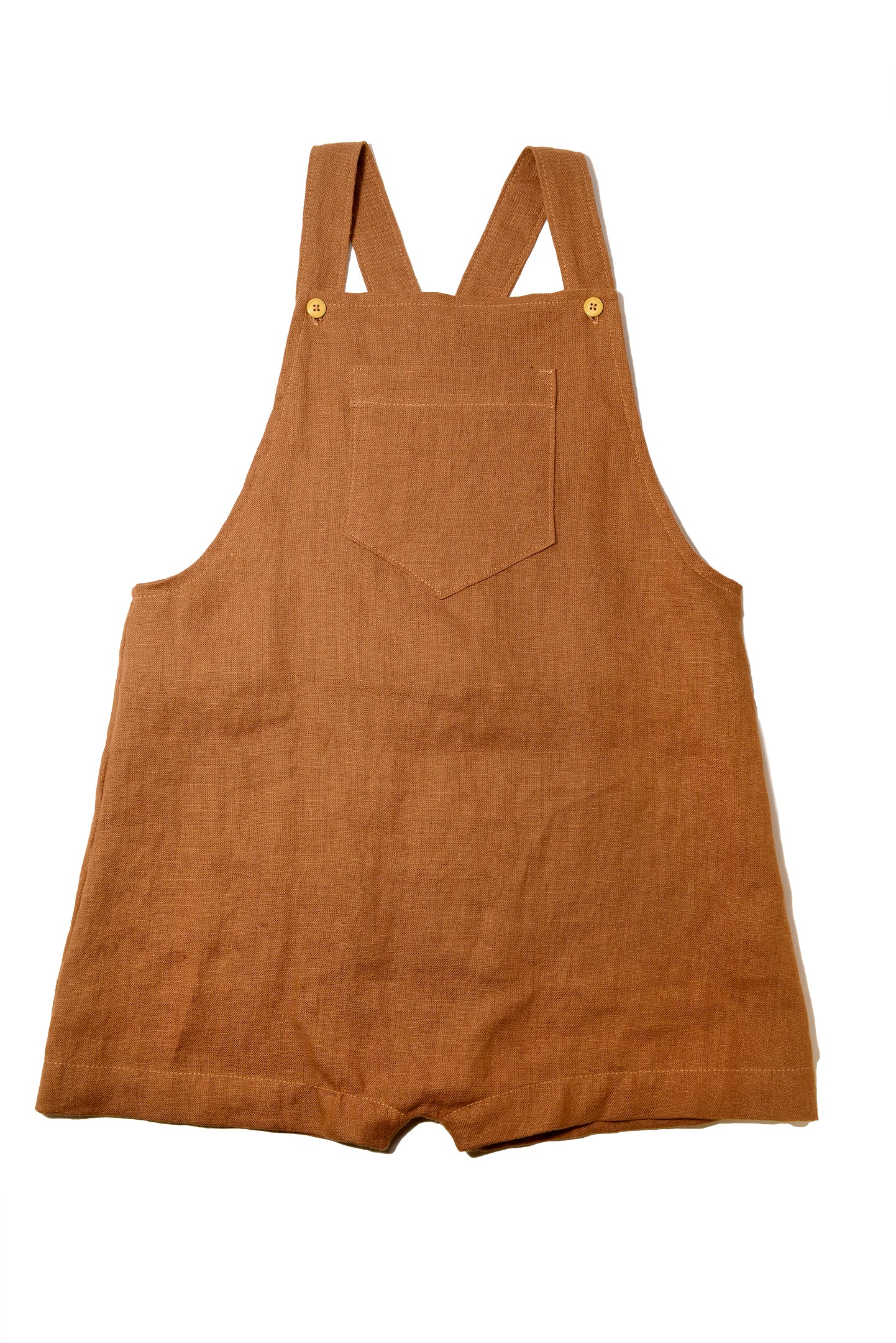 Pre-order Cocoa Linen Overalls