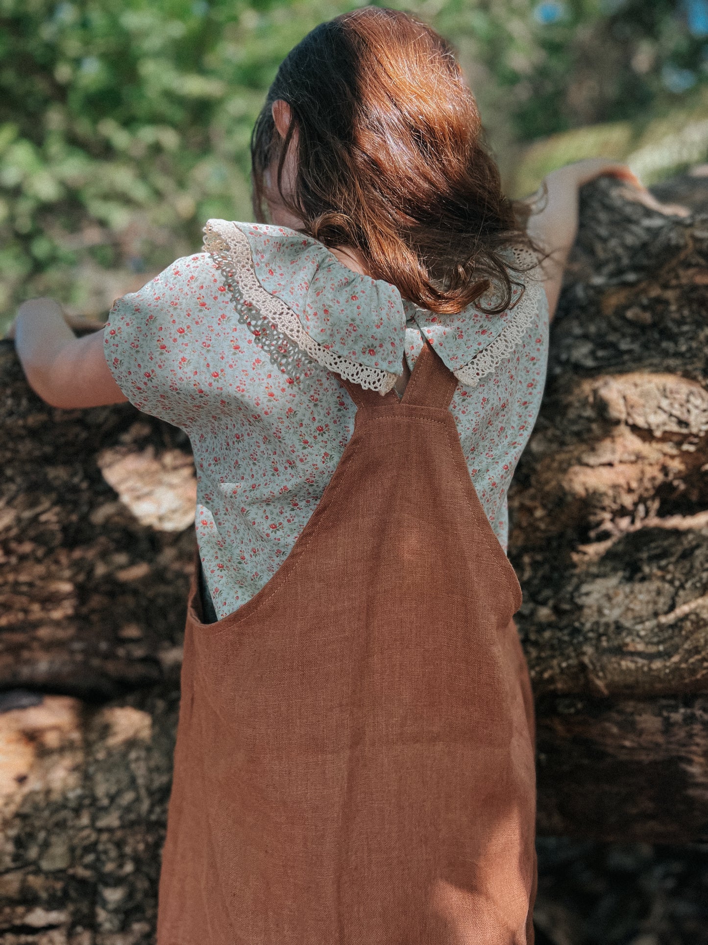 Pre-order Cocoa Linen Overalls