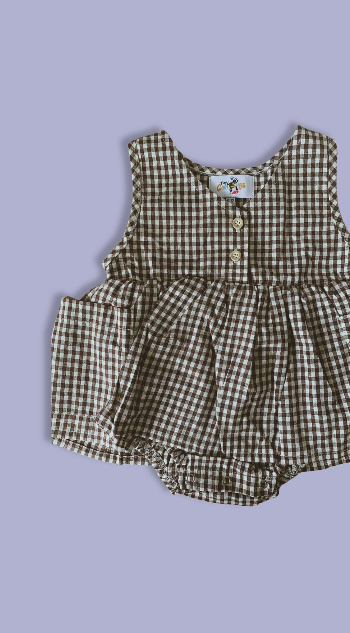 Gingham Onesie