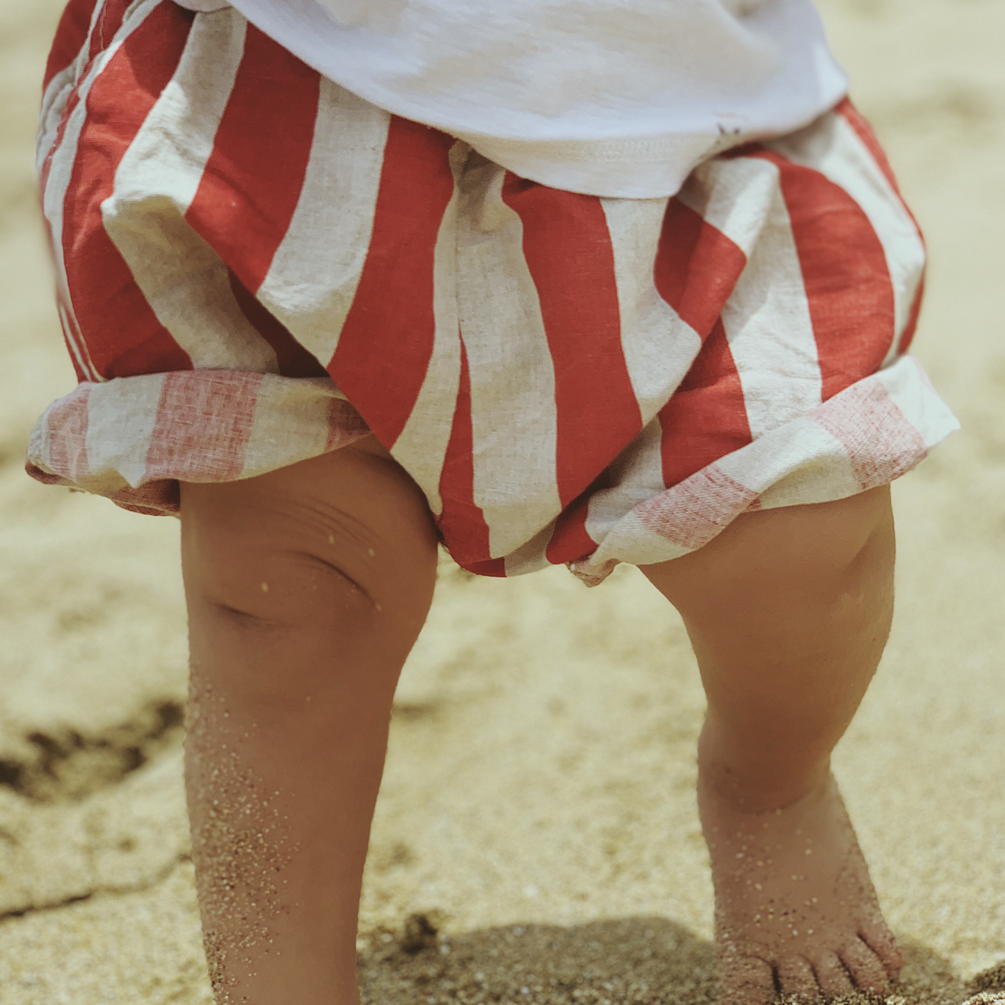 Striped Hemp Shorts