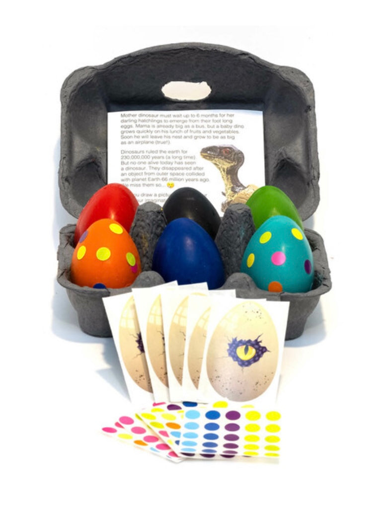Dinosaur Eggs Beeswax Crayons